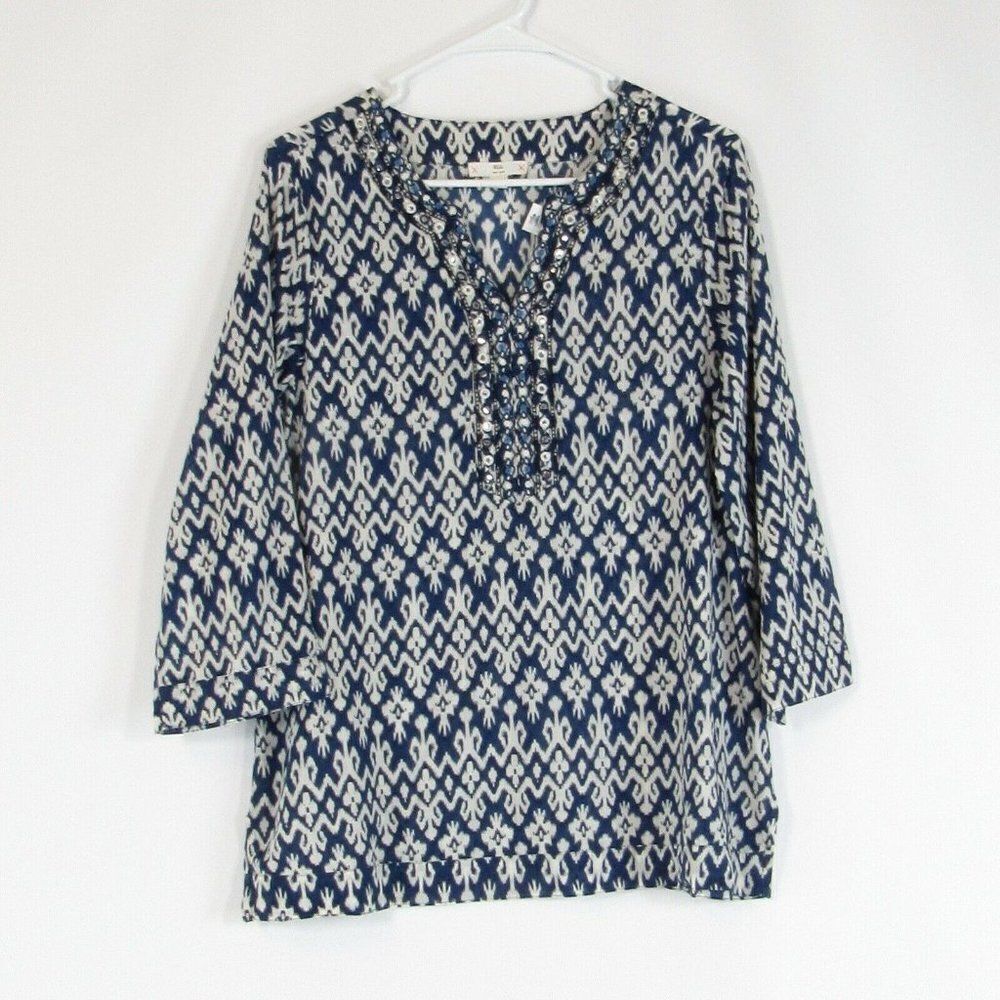 Blue BLL NEW YORK tunic blouse S